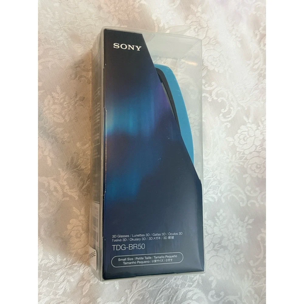 SONY TV 3D Glasses Size SMALL Blue TDG-BR50 3D Television Bravia HDTV DC 3V